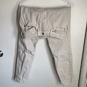 Women’s Old Navy Tan Straight Leg High-Rise Jeans